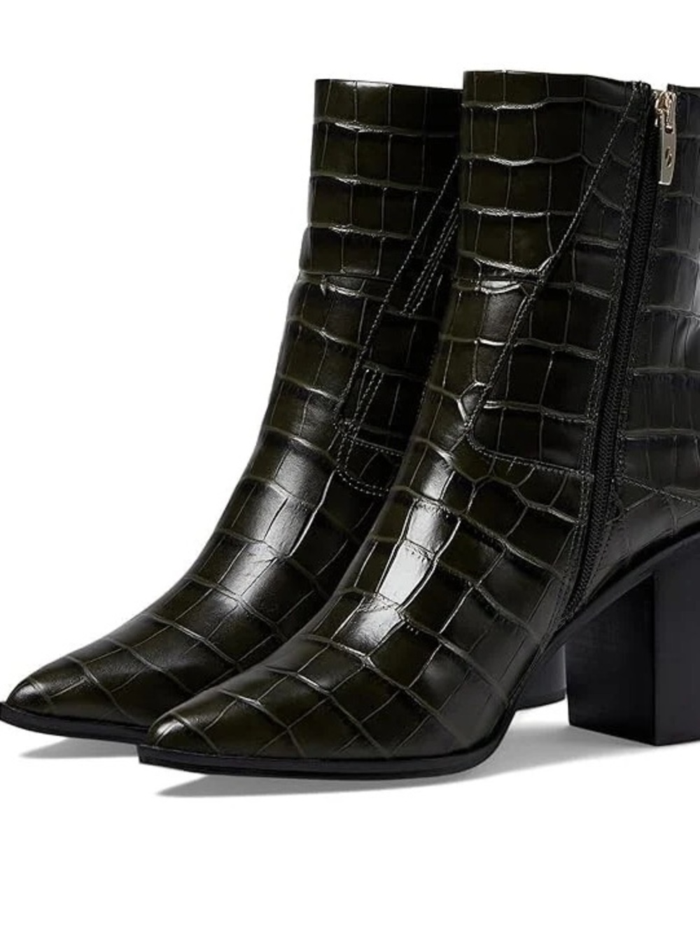 Franco Sarto Women's Ticada Boots Leather Zipper Bootie